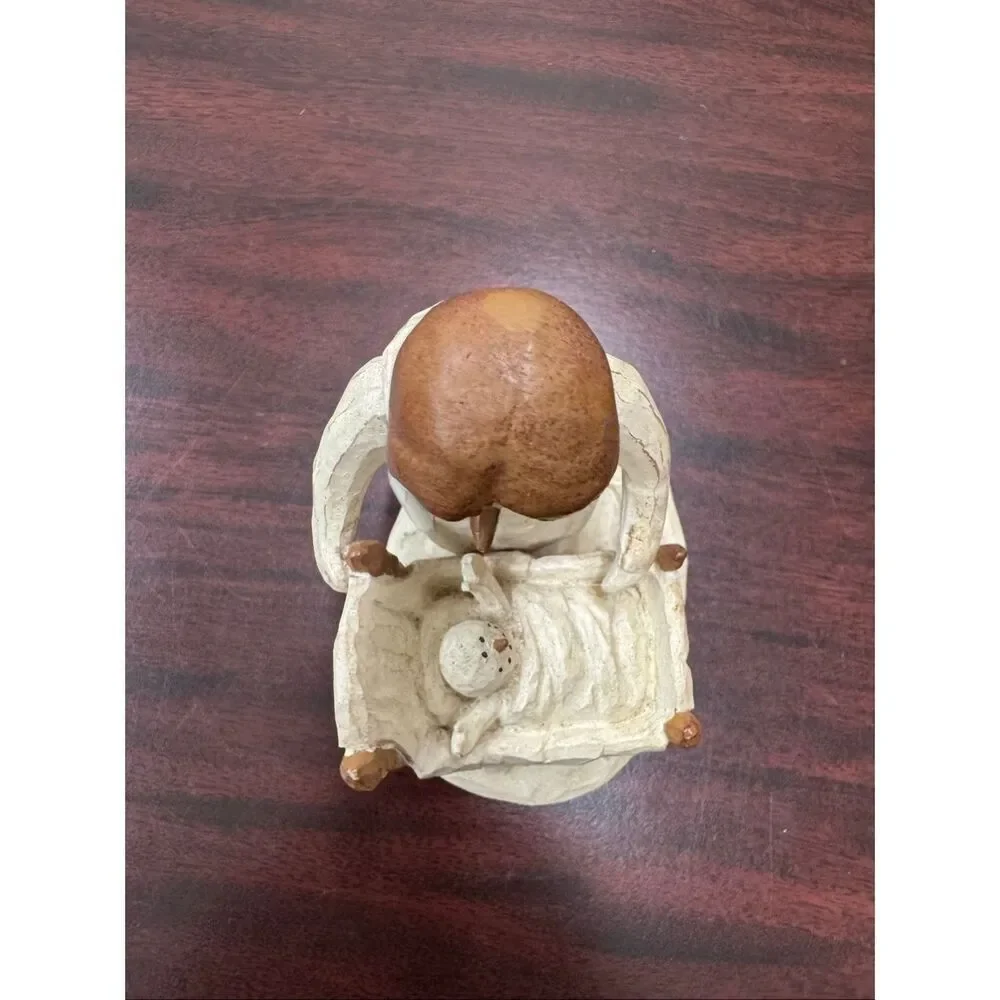 Flurryville Snowmen Figure-Mother with Infant Baby